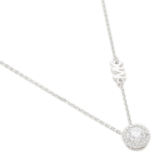 Nyaklánc Michael Kors Pave Halo Necklace MKC1208AN040 Ezüst