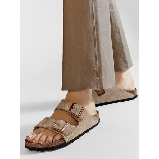 Pantoletten Birkenstock Arizona Bs 0951303 Khakifarben