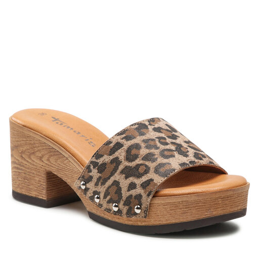 Mules tamaris leopard sales