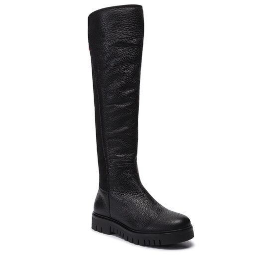 Black tommy hilfiger sock boots store