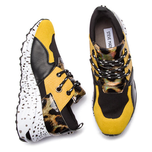 Steve madden cliff sneaker yellow multi sale