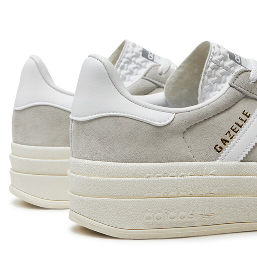 adidas gazelle silver green womens Trainers main image 0