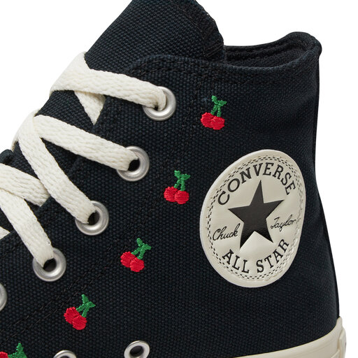 Sneakers aus Stoff Converse Chuck Taylor All Star Cherries A08142C Schwarz eschuhe