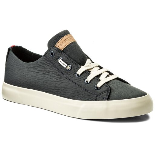 Tommy hilfiger unlined low cut leather sneaker deals