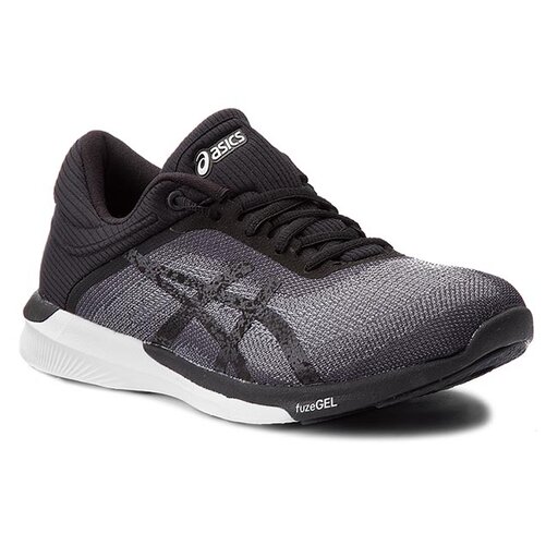 Chaussures Asics FuzeX Rush T768N Midgrey Black White 9690