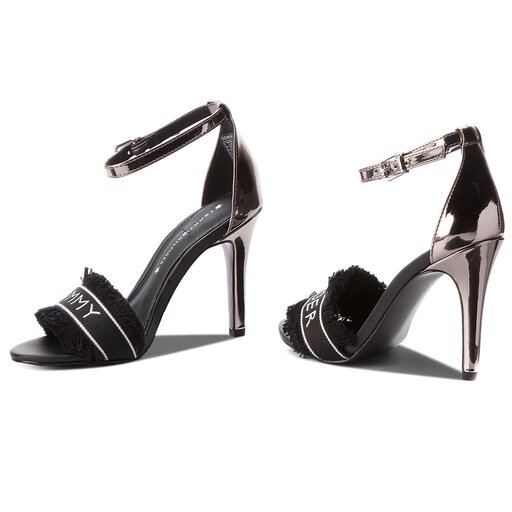 Tommy hilfiger mirror 2025 metallic heeled sandal