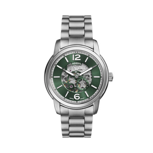 Uhr Fossil Heritage Skeleton ME3262 Silberfarben | eschuhe.de