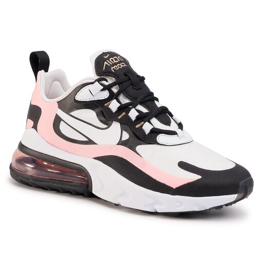 Nike Air Max 270 React Black White Bleached Coral Metallic Gold AT6174-005  - ReactRun