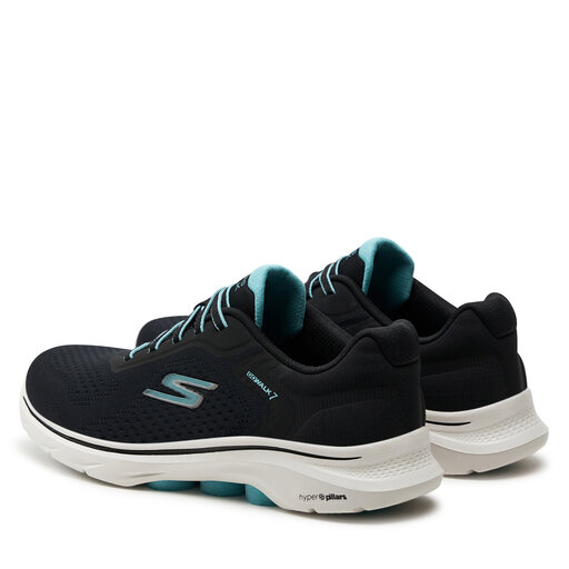 Sneakersy Skechers Go Walk 7-Cosmic Waves 125215/BKTQ Czarny