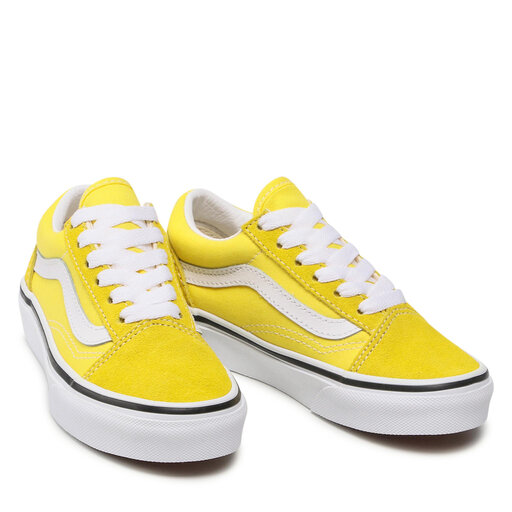 Vans old skool deals white yellow