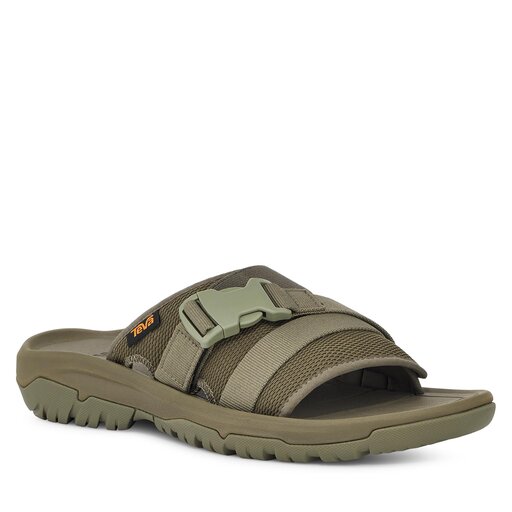 Klapki Teva Hurricane Verge Slide 1136230 Khaki | eobuwie.com.pl