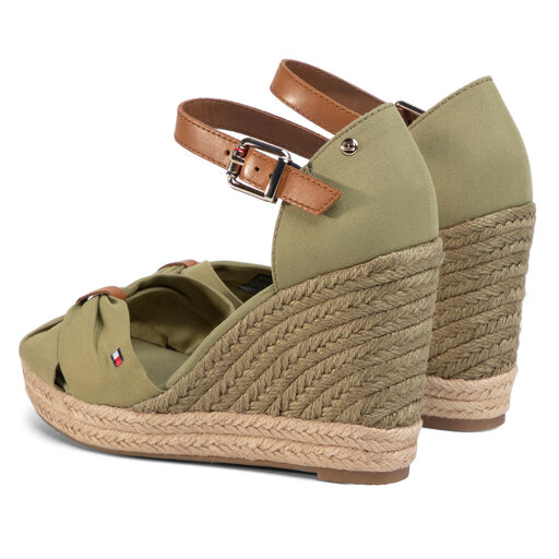 tommy hilfiger basic open toe high wedge