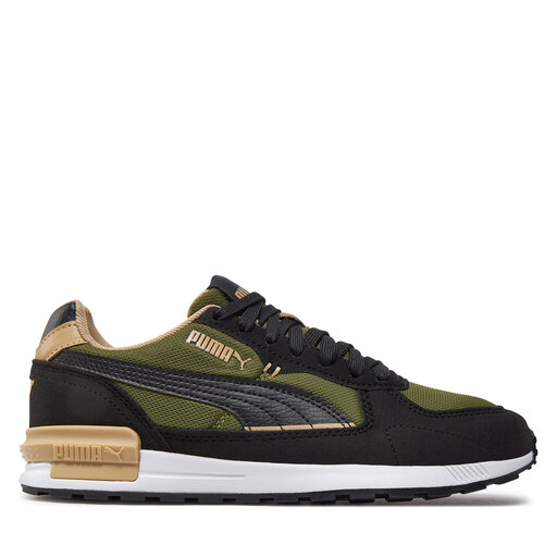 Army green puma sneakers cheap