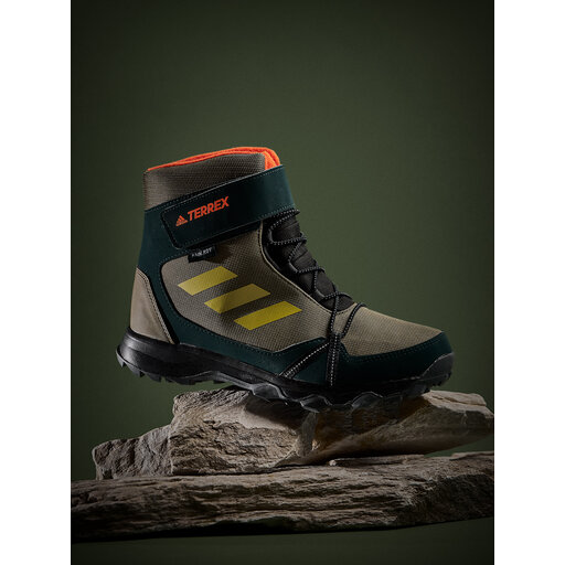 Chaussures de trekking adidas Terrex Snow Cf R.Rdy K GZ1178 Vert chaussures