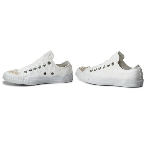 Tenis wki Converse Ctas Ox 557985C White White eobuwie .pl