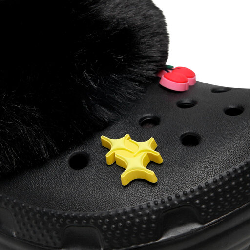 Klapki Crocs Classic Mammoth Charm Clog 207409 Czarny