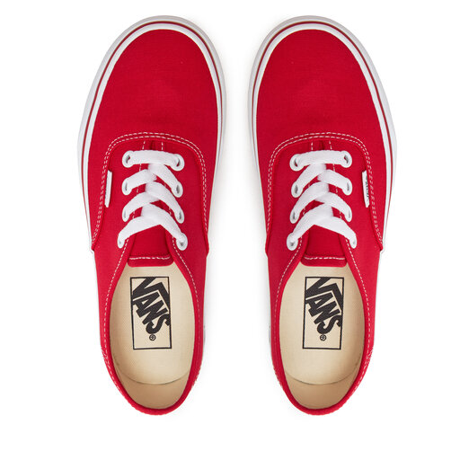 Authentic Zapatos Vans Rojos Clasicos Blancos Zapatillas Vans