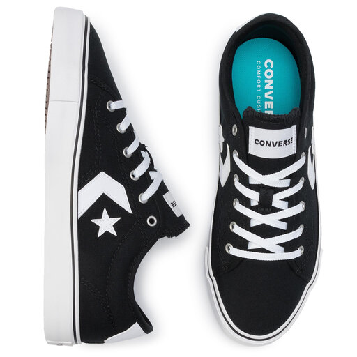 Tenis superge Converse Star Replay Ox 163214C Black White