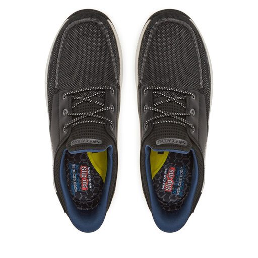 も様 Снікерcи Skechers Meroe-Alden 205467/BLK Чорний | evzuttya.com.ua