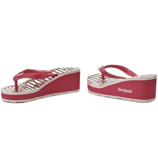 Tongs shop compensées desigual