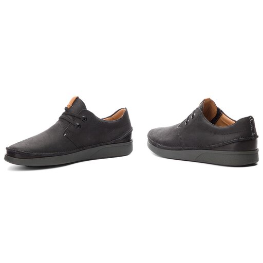 Chaussures basses Clarks Oakland Lace 261353947 Black Leather fr