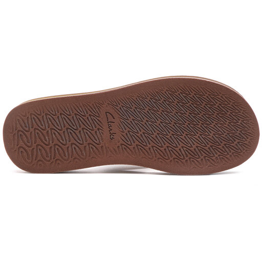Infradito Clarks Lacono Post 261398507 Olive Combi escarpe