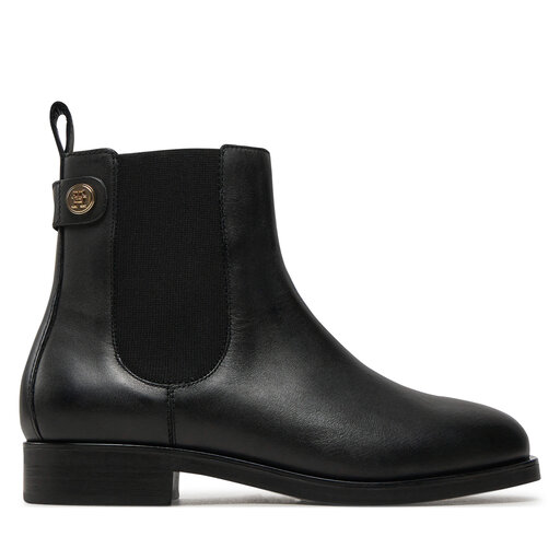 Leather Ankle Boots Tommy Hilfiger Stiefeletten 40 Boots Blau 40