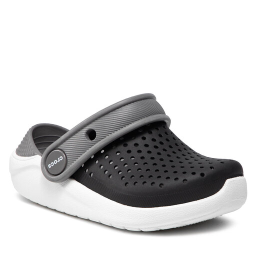 mens crocs black and white