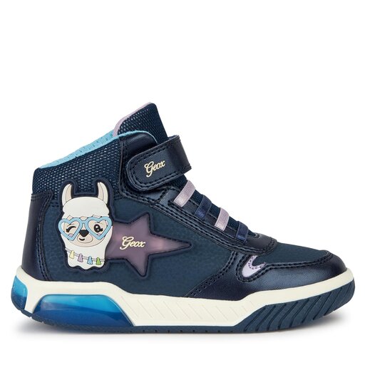 Zapatillas Geox J Inek Girl J36ASC 0CENF C4215 S Azul marino zapatos.es