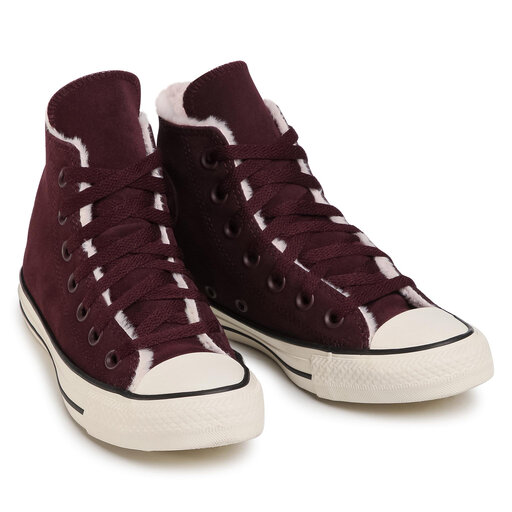Sportbačiai Converse Ctas Hi 569398C Black Currant/Silt Red/Egret •  Www.eavalyne.lt