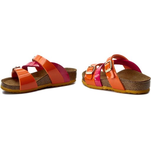 Birkenstock yao tropical sale orange pink