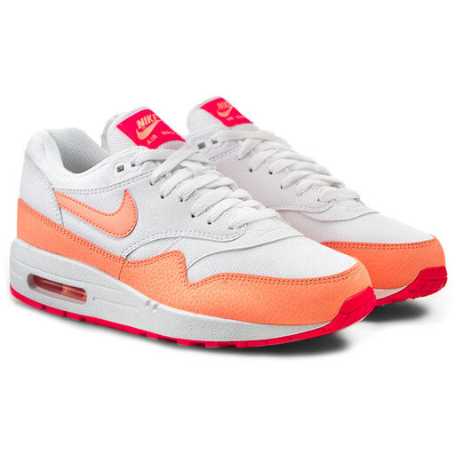 Batai Nike Air Max 1 Essential 599820 114 White/Sunset Glow/Hot Lava •  Www.eavalyne.lt