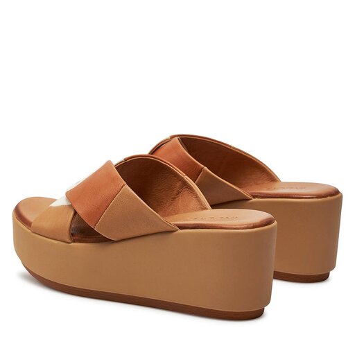 Inuovo Stiefel Hoch Pantoletten Inuovo 123104 Braun