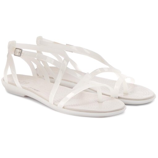 Sandalen Crocs Isabella Gladiator Sandal W 204914 WeiB eschuhe
