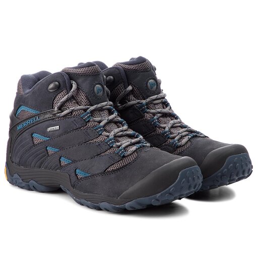 Botas de trekking Merrell Cham 7 Mid Gtx GORE TEX J31151 Azul marino zapatos.es
