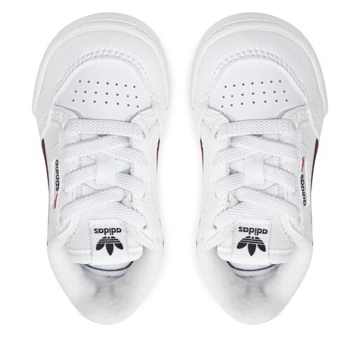 Adidas originals white continental 80 trainers cheap