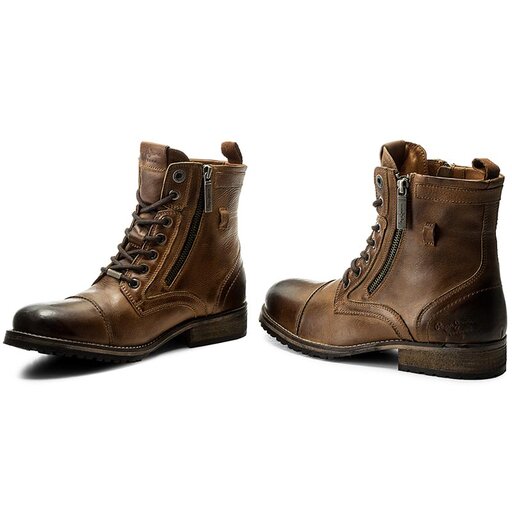 Stiefel Pepe Jeans Melting Zipper New PMS50156 Braun