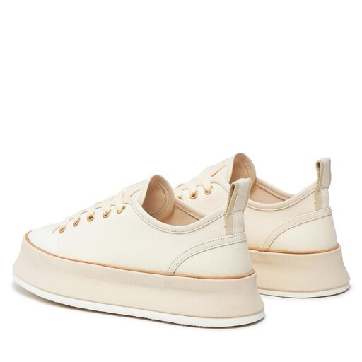 Sneakers platform tela top