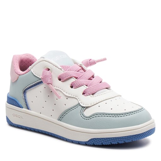 Sneakers Geox J Washiba Girl J36HXD 054FU C0130 S White Ice chaussures