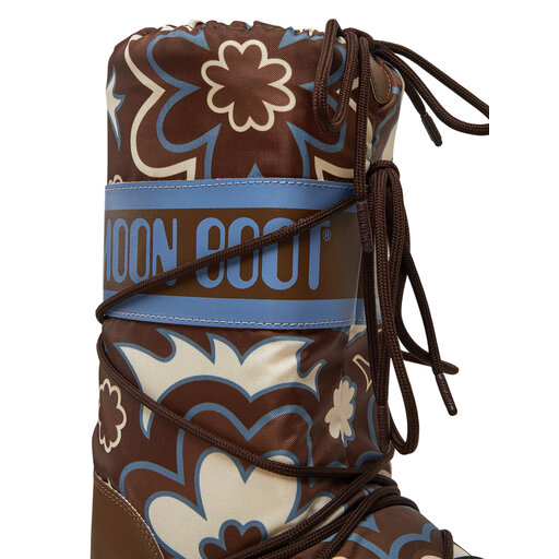 Cizme de zăpadă Moon Boot Mb Icon Flower 80D1402940 Maro