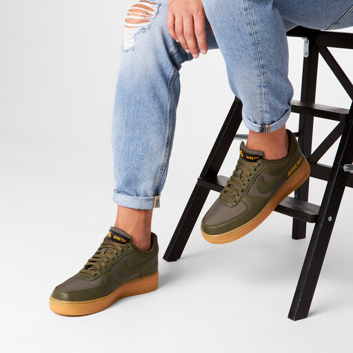 Batai Nike Air Force 1 Gtx GORE-TEX CK2630 200 Medium Olive/Sequoia/Gold •  Www.eavalyne.lt