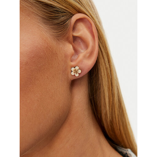 Auskarai Tory Burch Kira Enamel Flower Stud Earring 147151