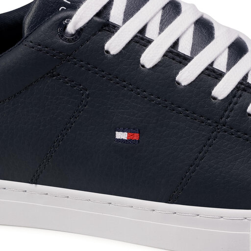 Sneakers Tommy Hilfiger Essential Leather Detail Vulc FM0FM02977 Blu scuro escarpe