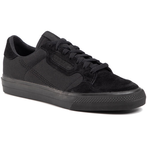 Adidas continental vulc black clearance