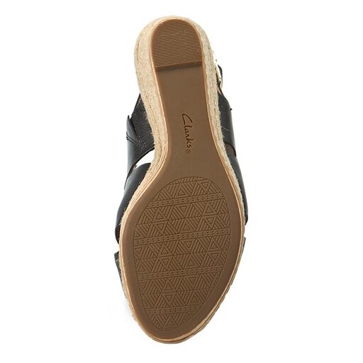 Espadrilles Clarks Amelia Dally 261146884 Black Leather ecipo.hu