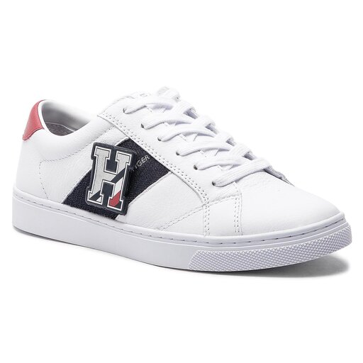 Tommy playful badge sneaker best sale