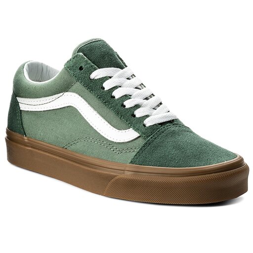 Vans old skool duck green gum top