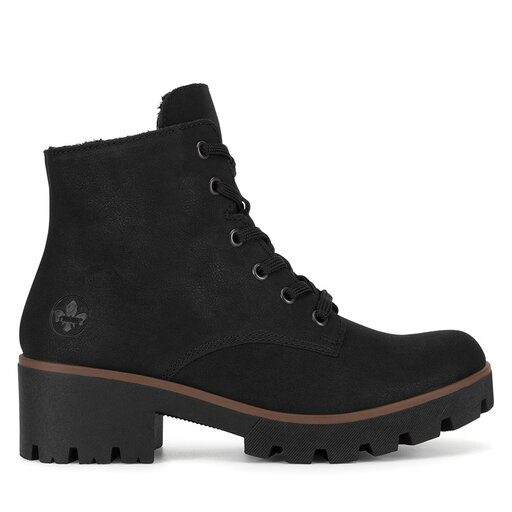 Schuh Rieker Stiefelette In Schwarz Rieker Schuhe Schwarze