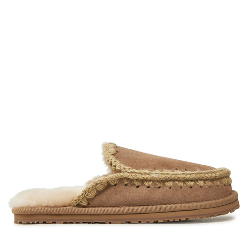 Hausschuhe Mou Slipper Full Eskimo Stitch FW161007A Beige eschuhe