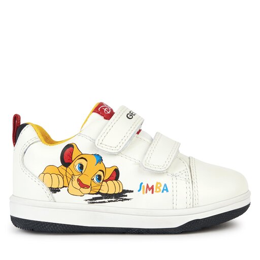 Sneakers Geox B New Flick Boy B361LA 00085 C0404 S Blanc chaussures